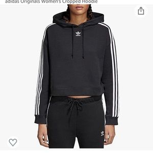 Adidas Original Cropped Hoodie Medium